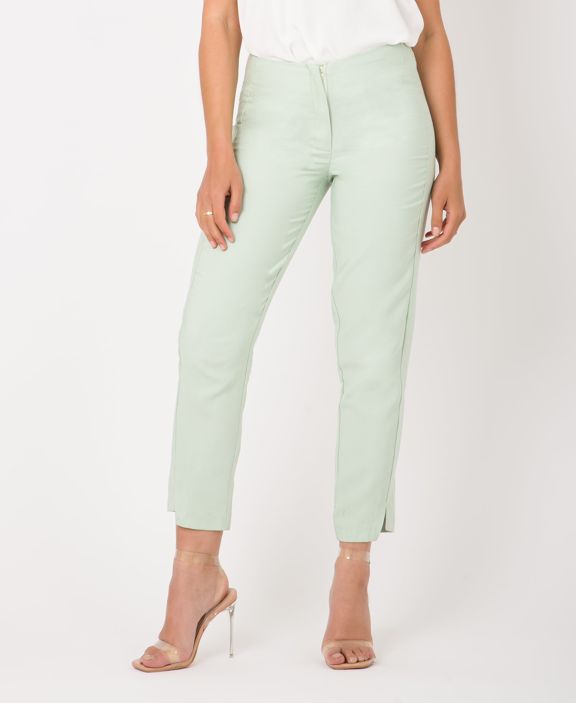 KRISP Slim Leg Seam Detail Suit Trousers (11136)